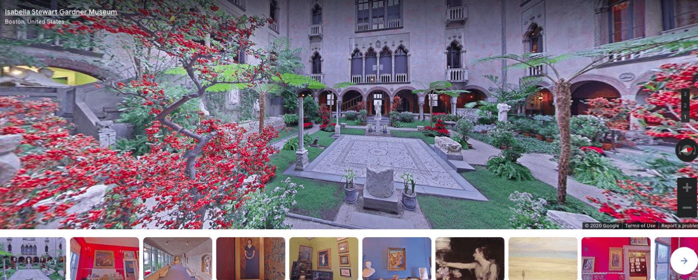 a collage of photos of a courtyard and courtyard.