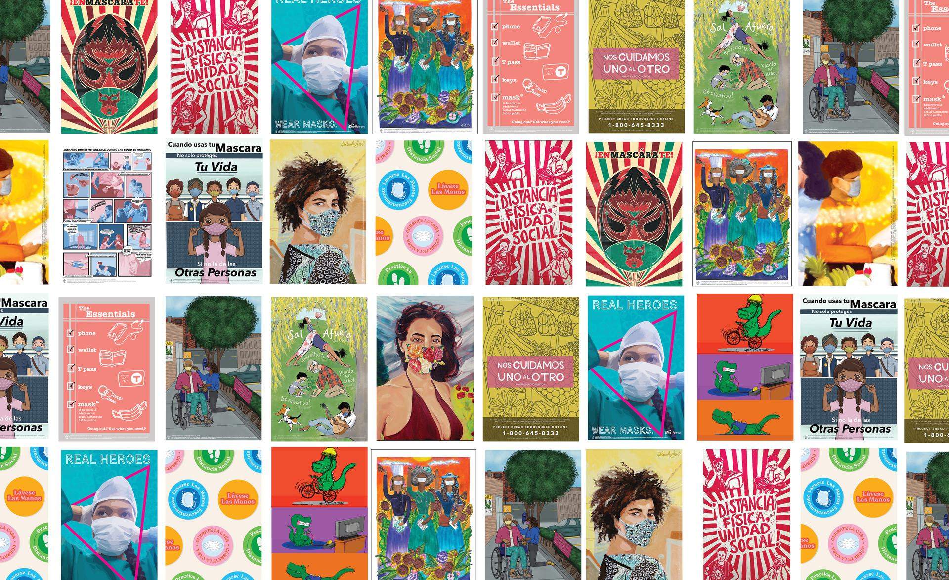 a collage of various images of people.