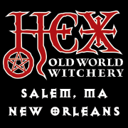 the logo for the old world witchry salem, ma new orleans.