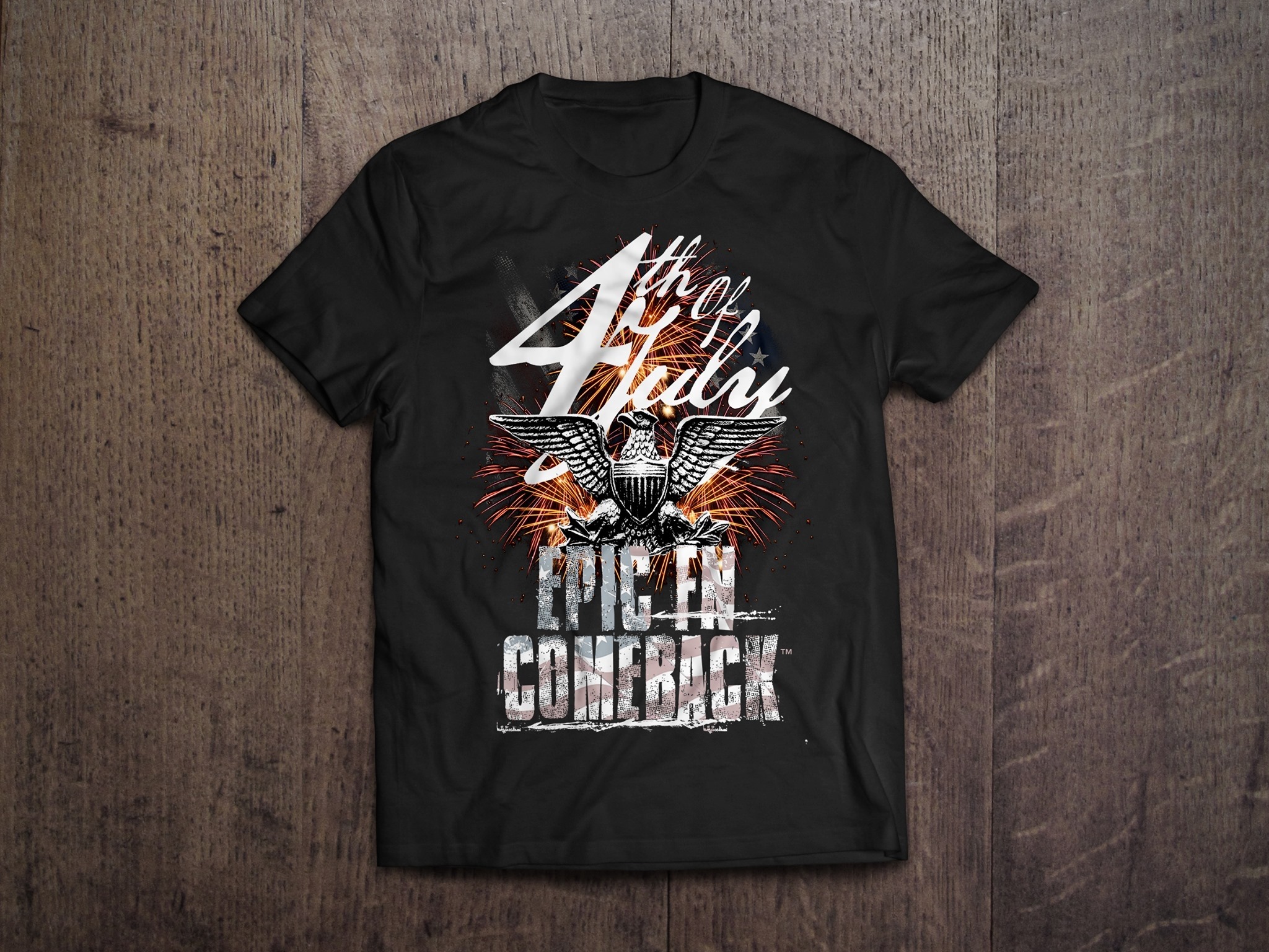 a black t - shirt with a motorcycle design on it.