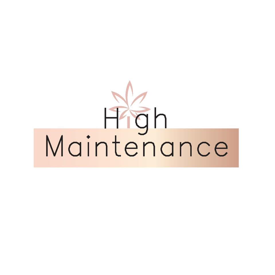 the logo for high maintenance.