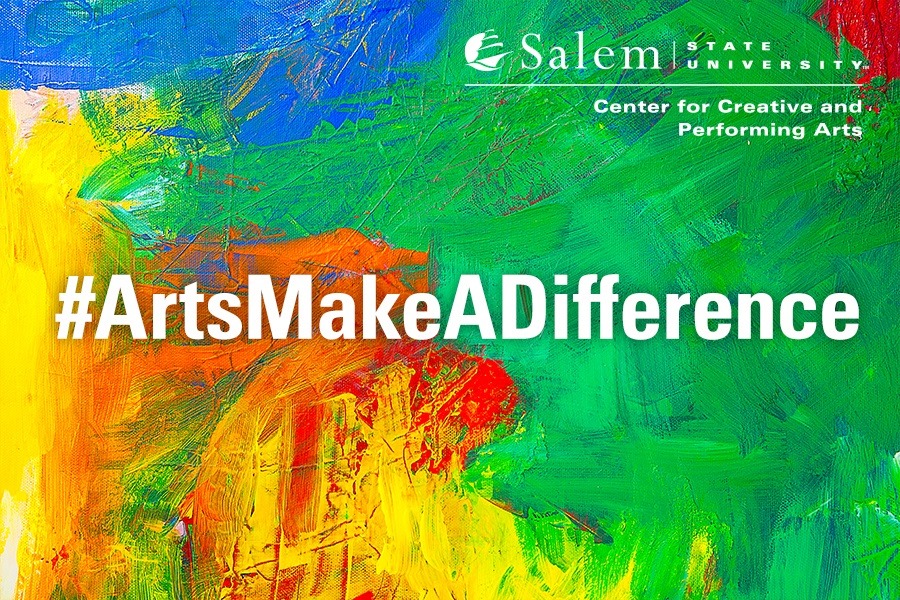 a poster with the words arts make a difference on it.