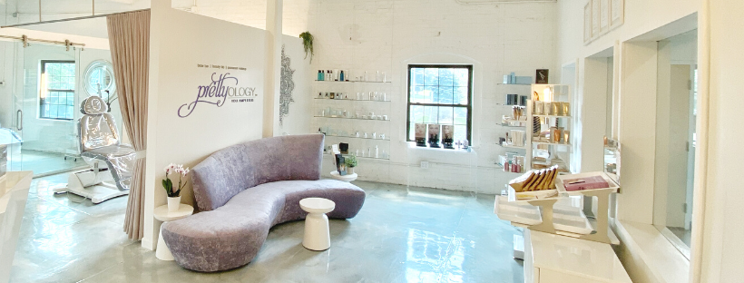 the interior of Prettyology in Peabody