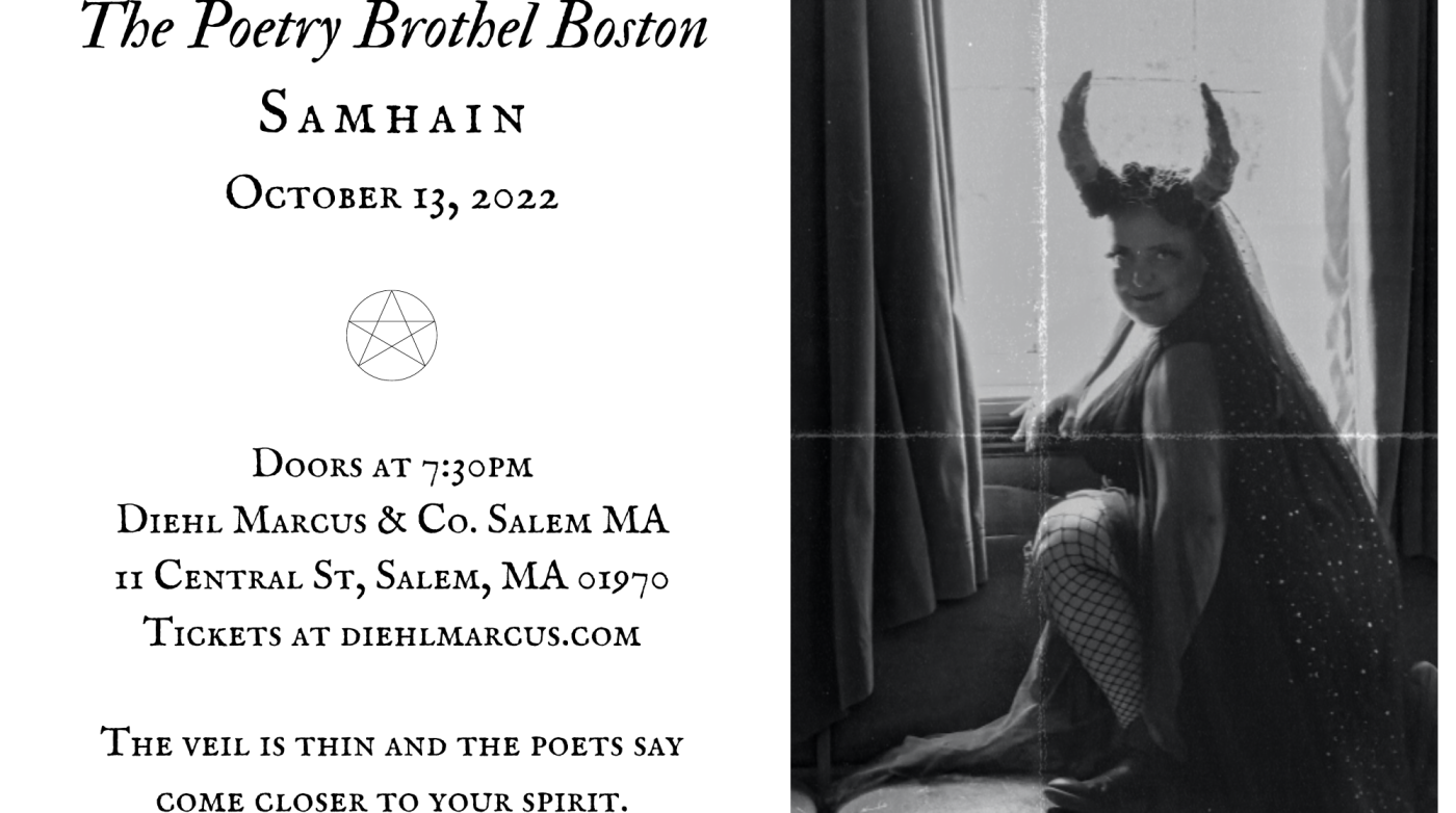 Featured image for “Poetry Brothel to Appear at Diehl Marcus & Co This October”