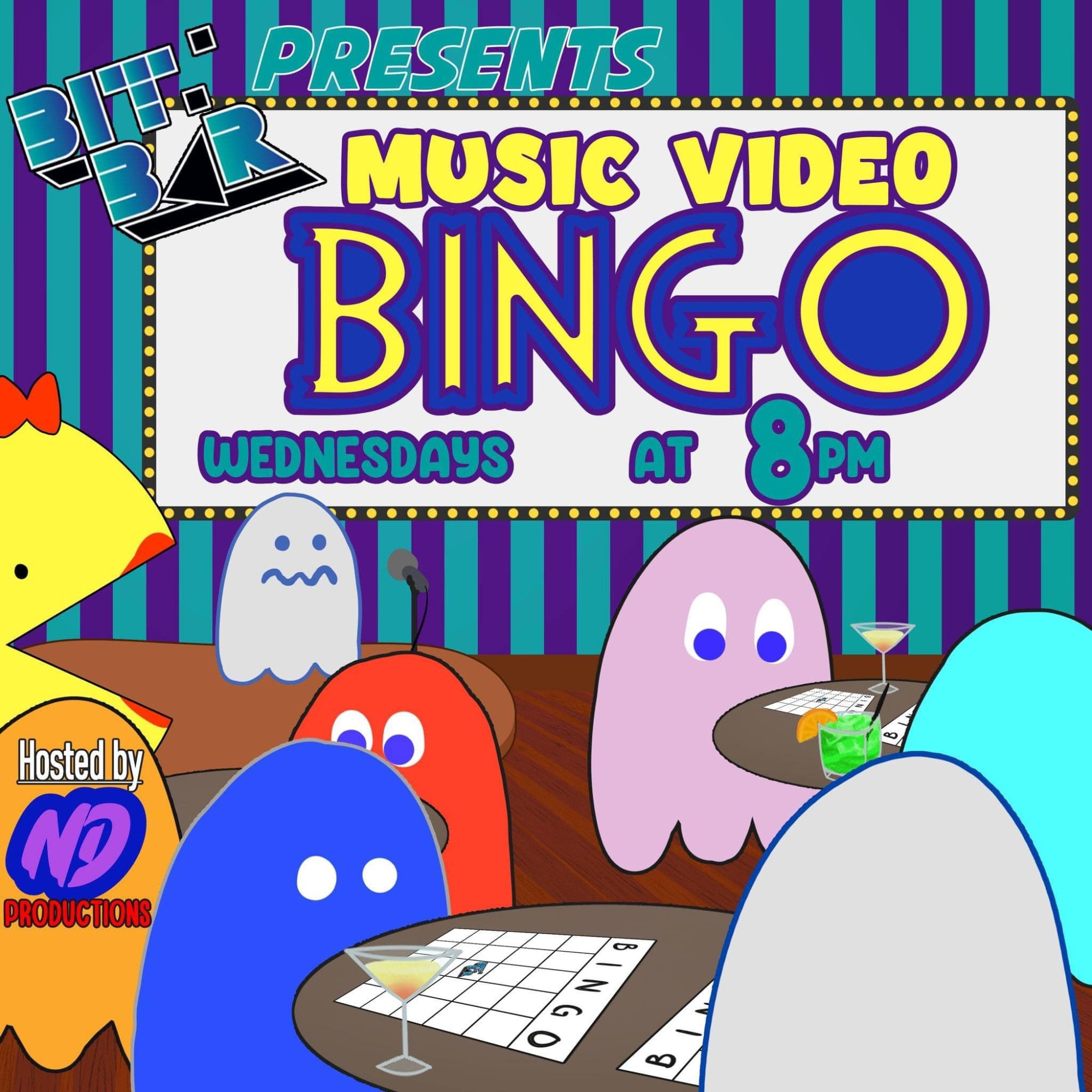 a poster for a video game called music video binggo.
