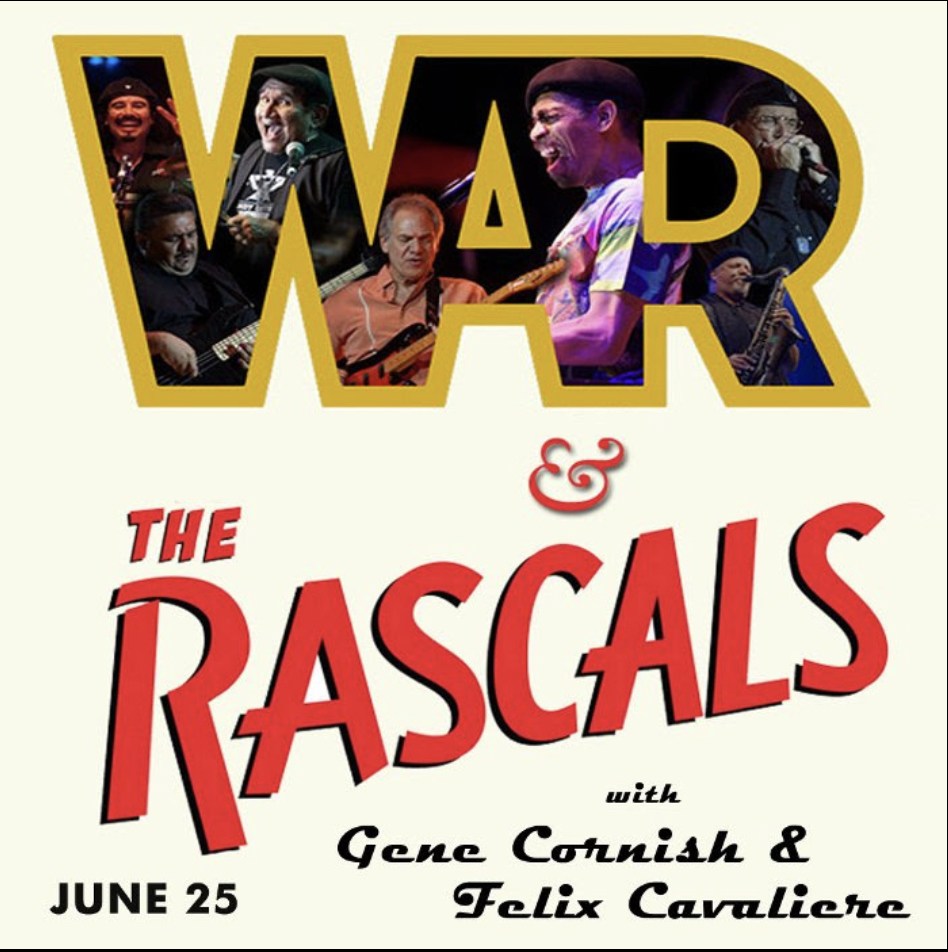 a poster for war and the rascals.
