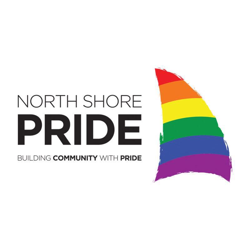 the north shore pride logo.