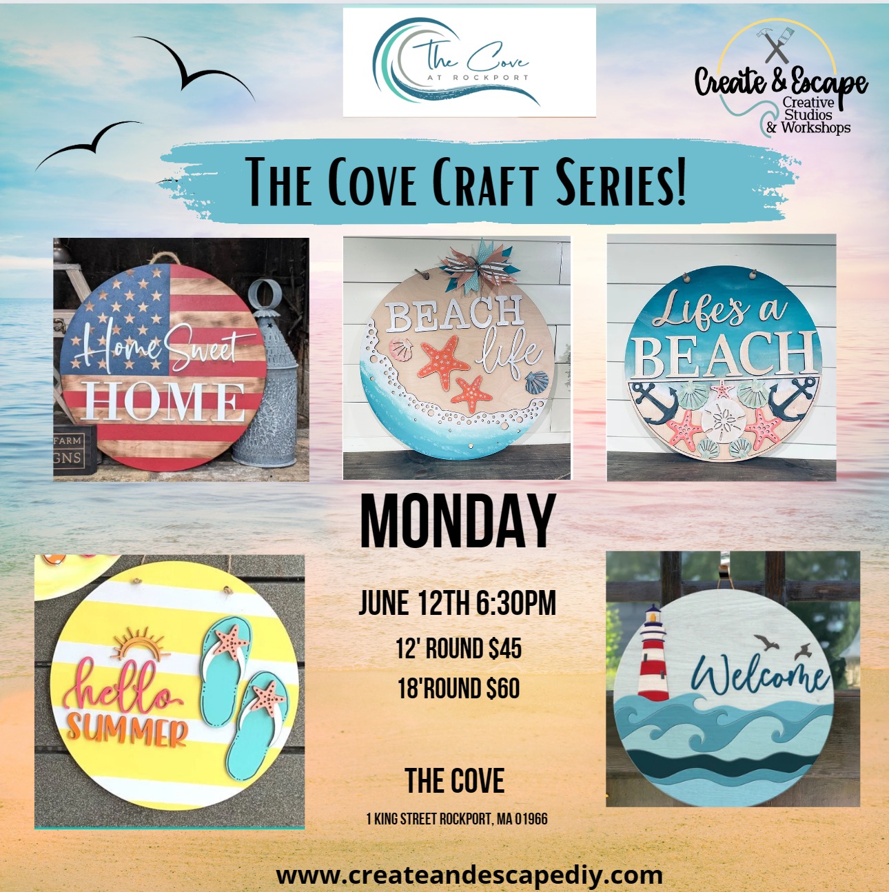 a poster for the cove craft series.