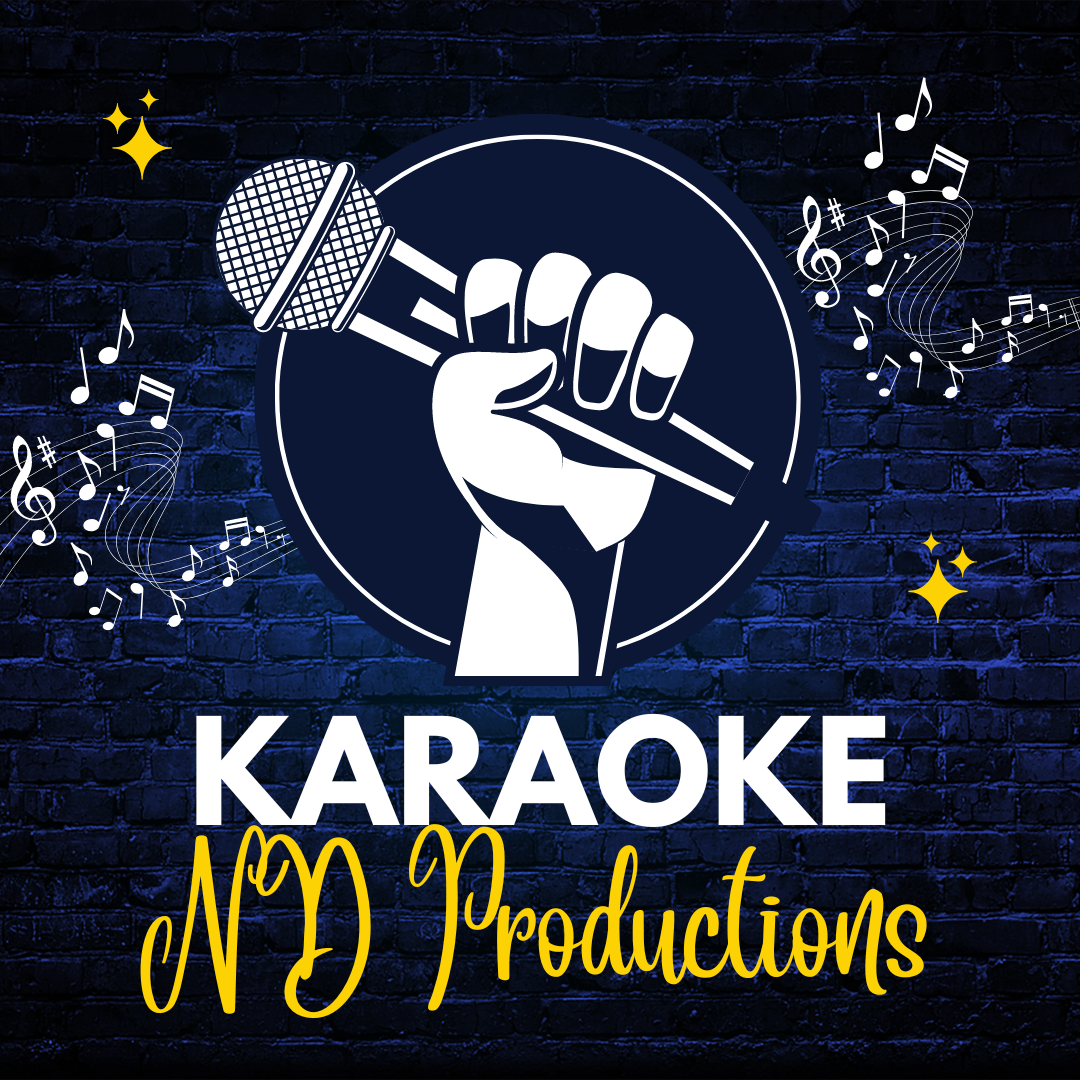karaoke no 2 production logo with a fist holding a microphone.