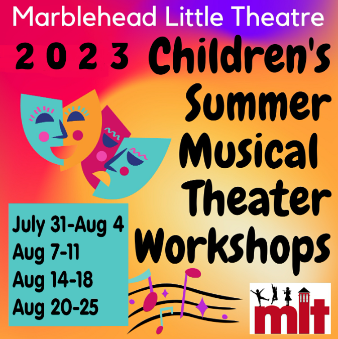 a poster for a children's summer musical theater workshop.