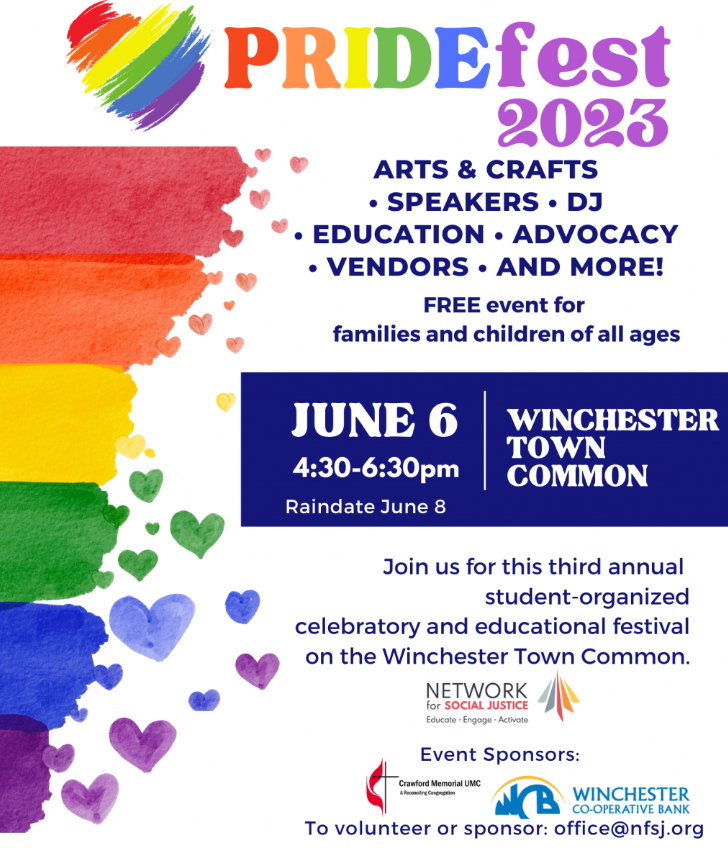 a poster for the pride fest.