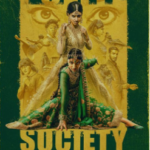 a movie poster with a woman sitting on top of another woman.
