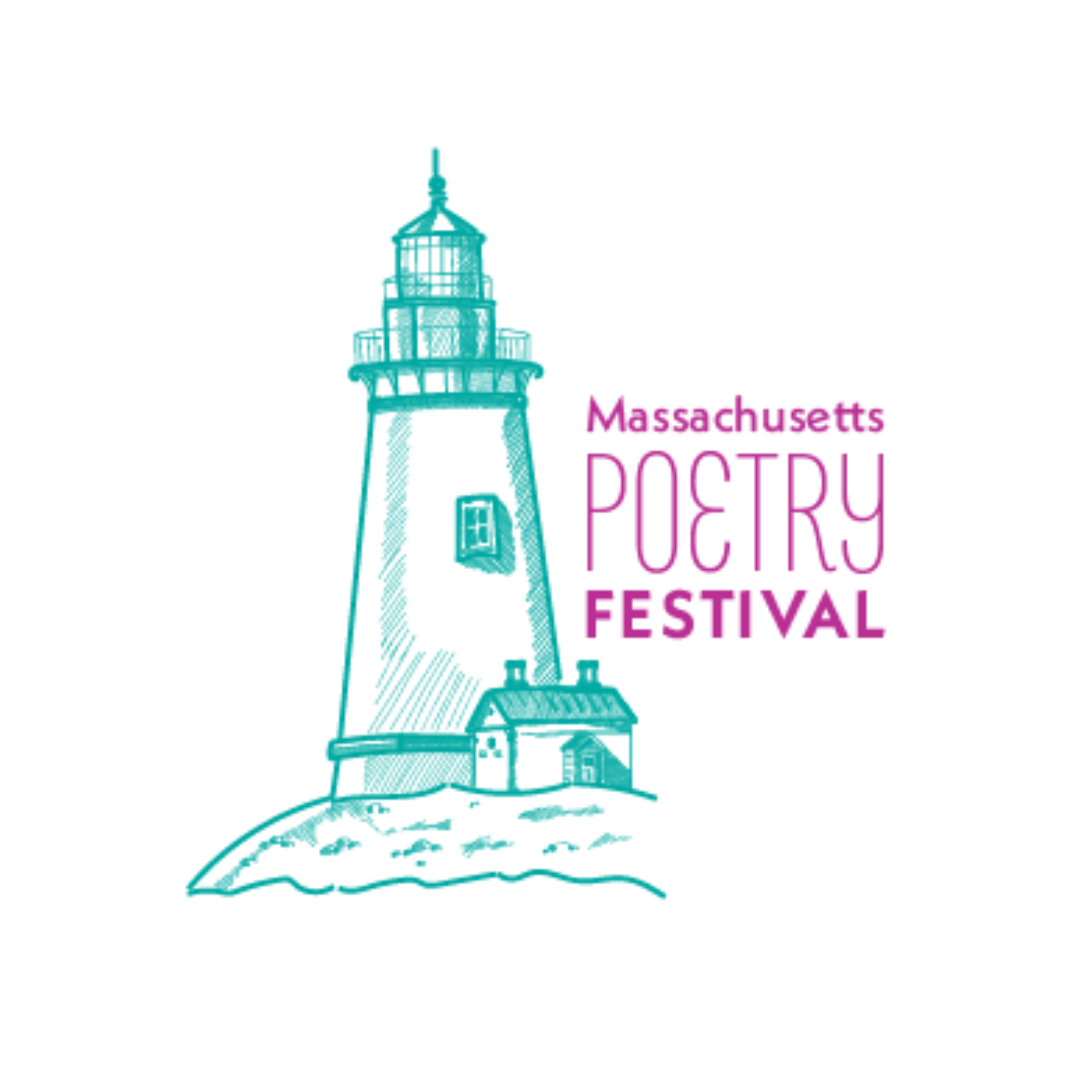 the massachusetts poetry festival logo.