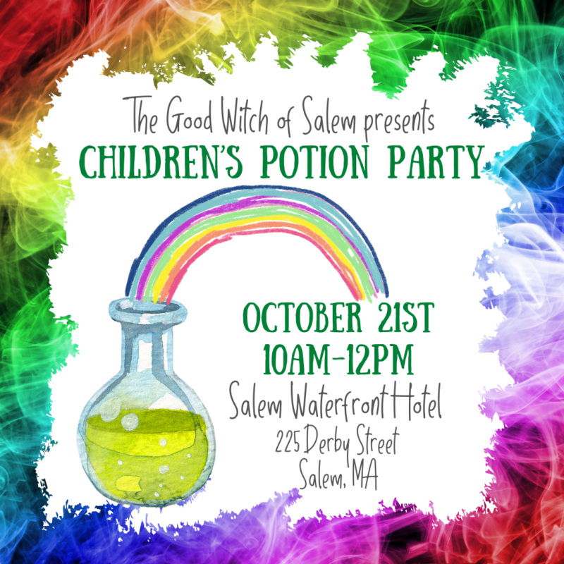 a poster for a children's potton party.