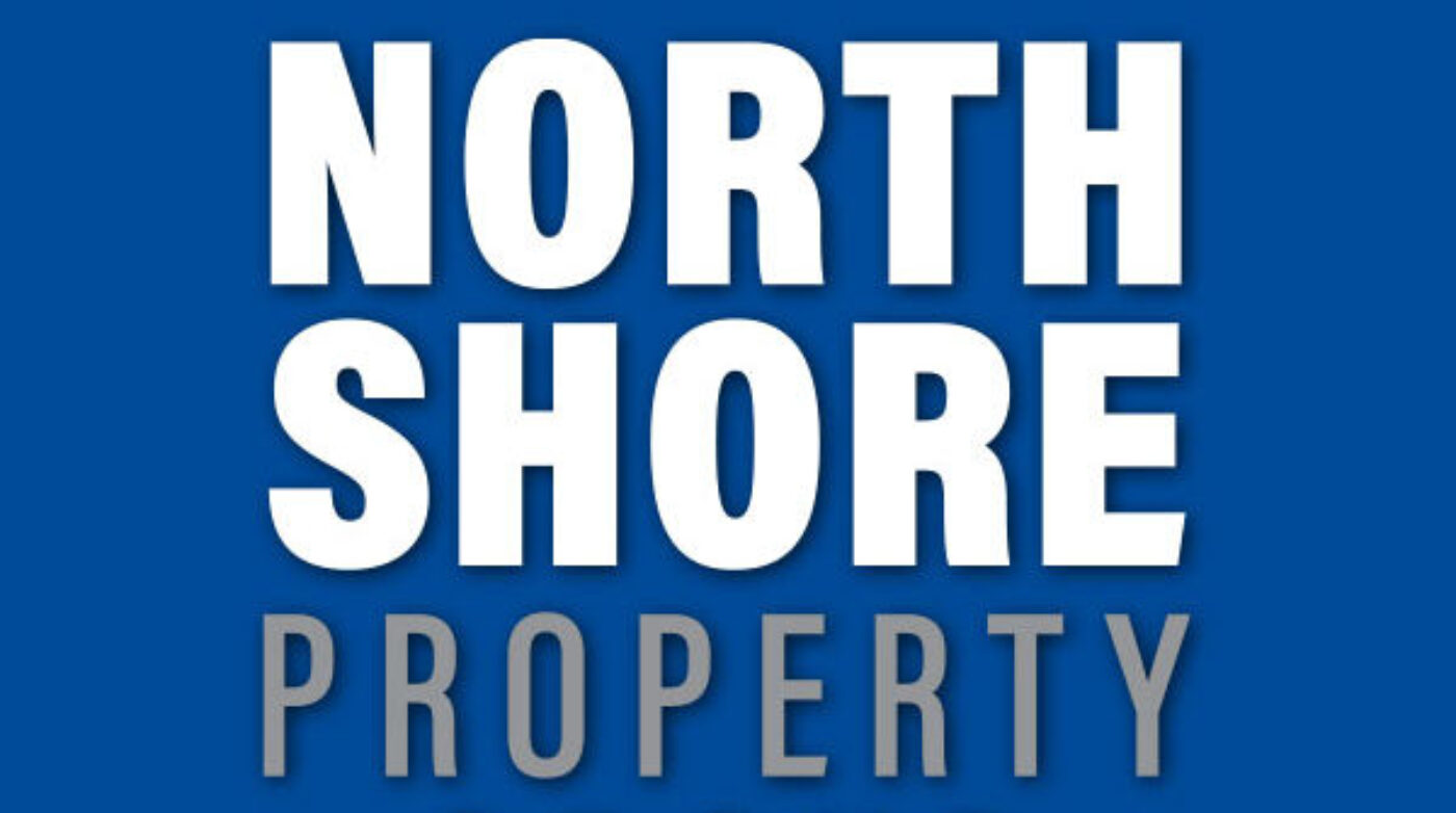 the north shore property group logo.