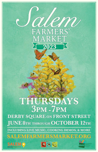 a poster for the salem farmers market.