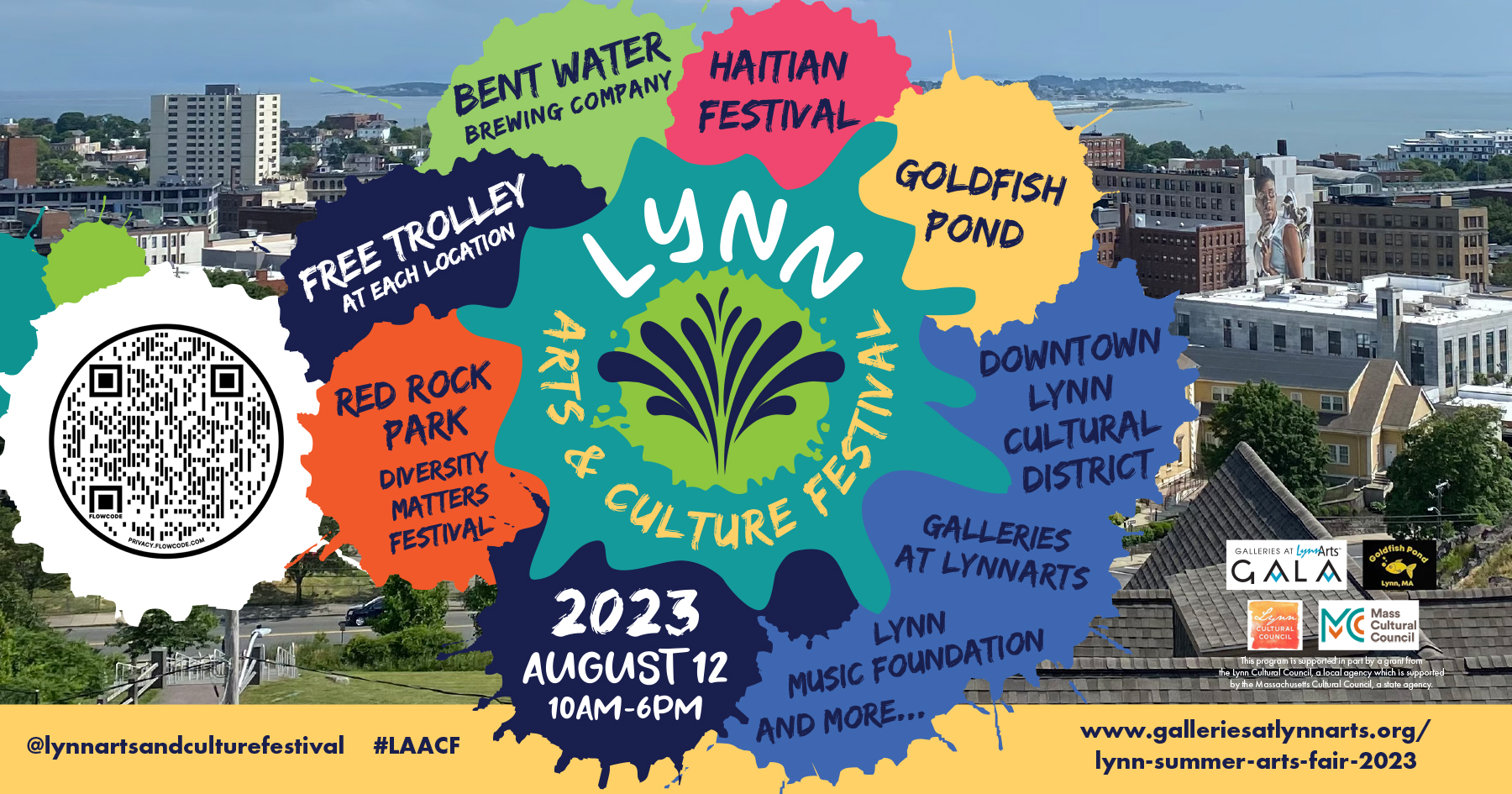 A flyer for the linn arts and culture festival.