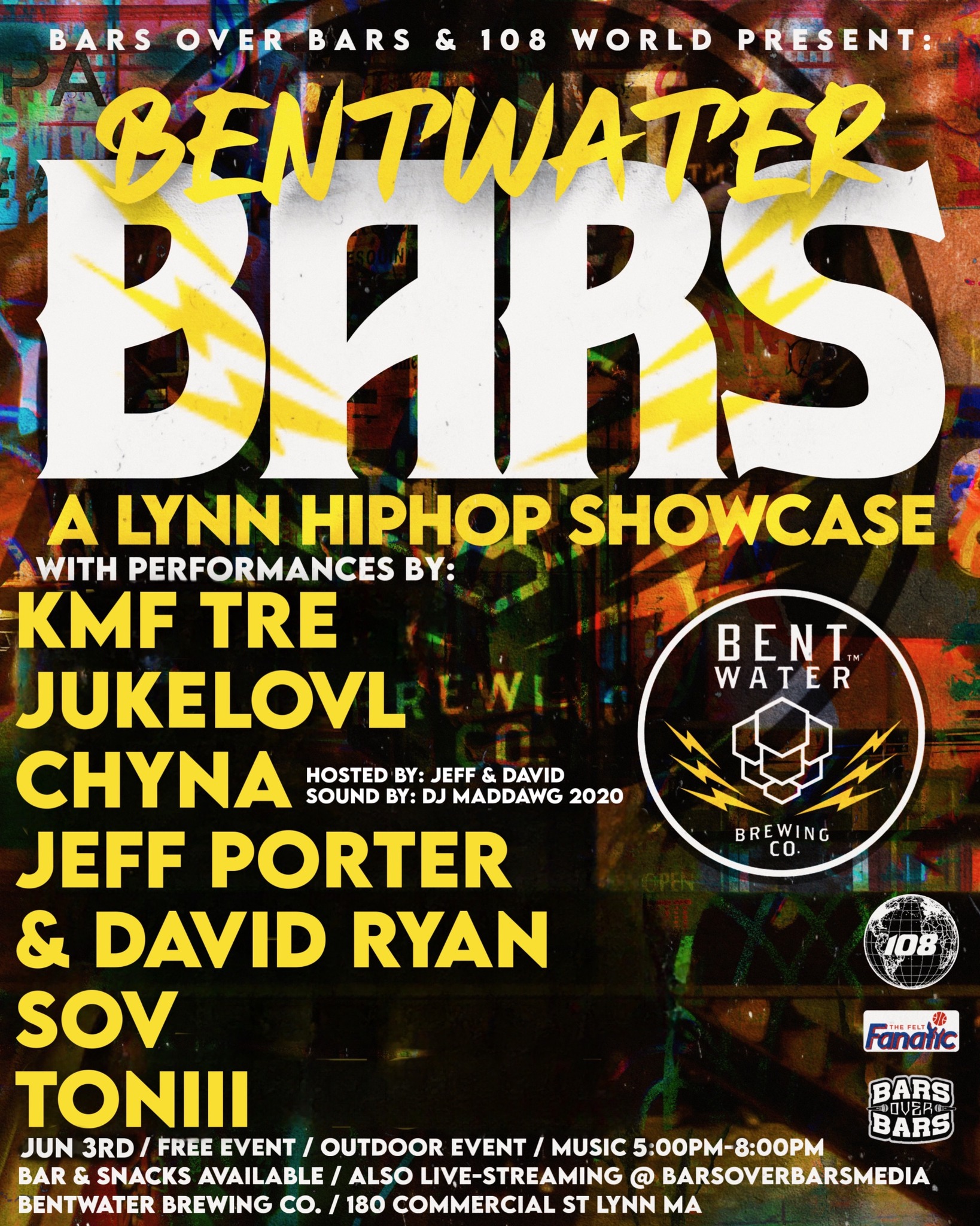 Benwater bars a lynn hip hop showcase.
