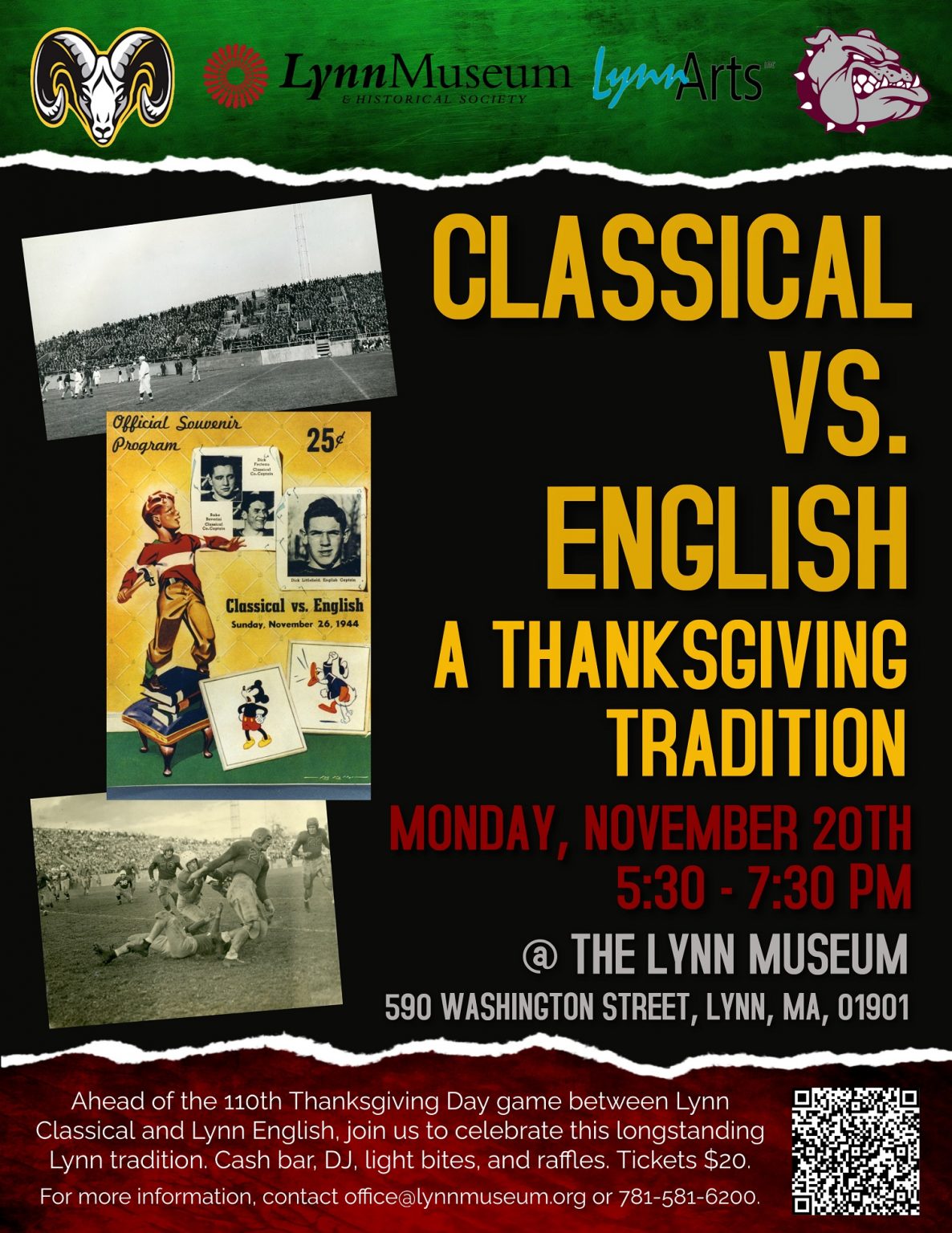 Classical vs england a thanksgiving tradition.