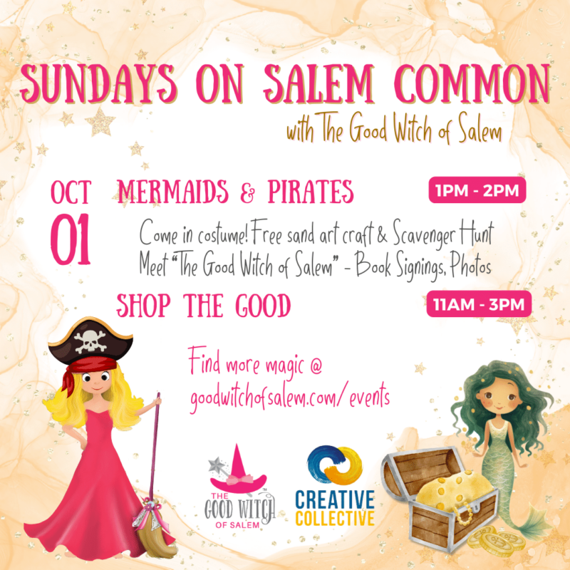 Sundays on salem common - mermaids and pirates.