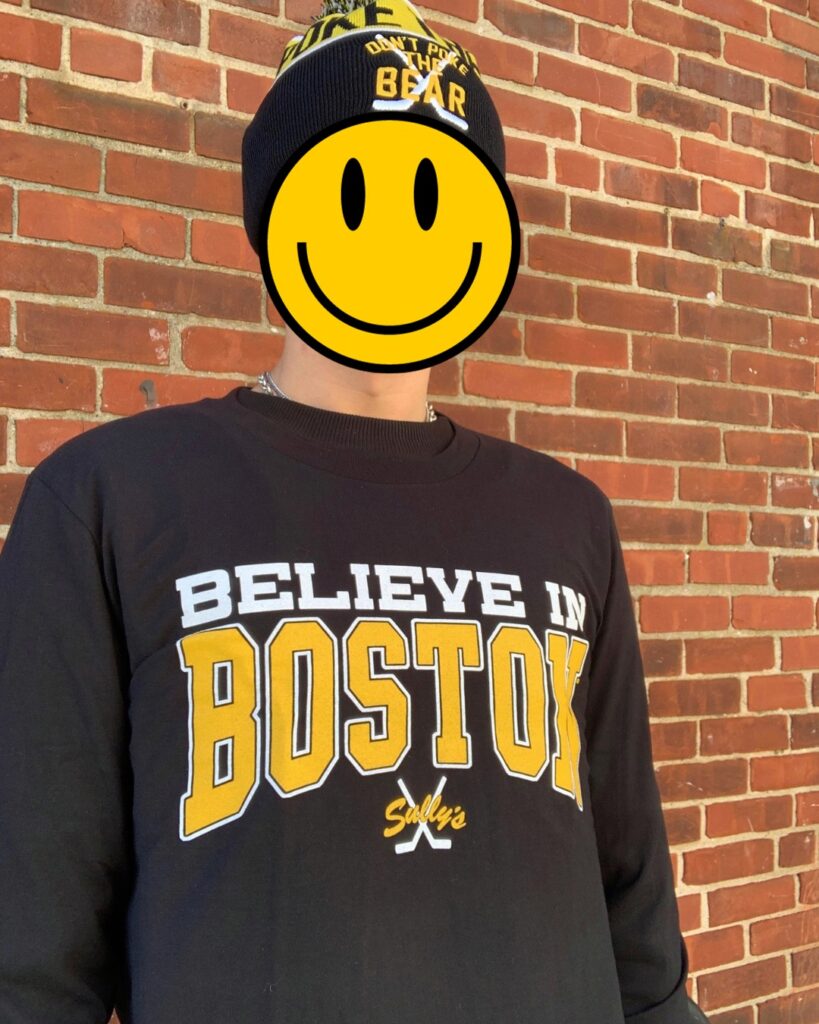 Celebrate Small Business Saturday with our Believe in Boston sweatshirt. Support local entrepreneurs and show your love for the city with this cozy and stylish attire.