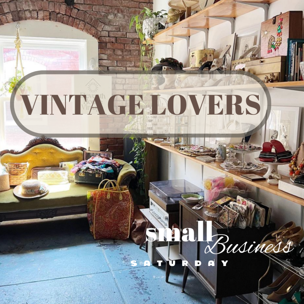 Vintage lovers small business.