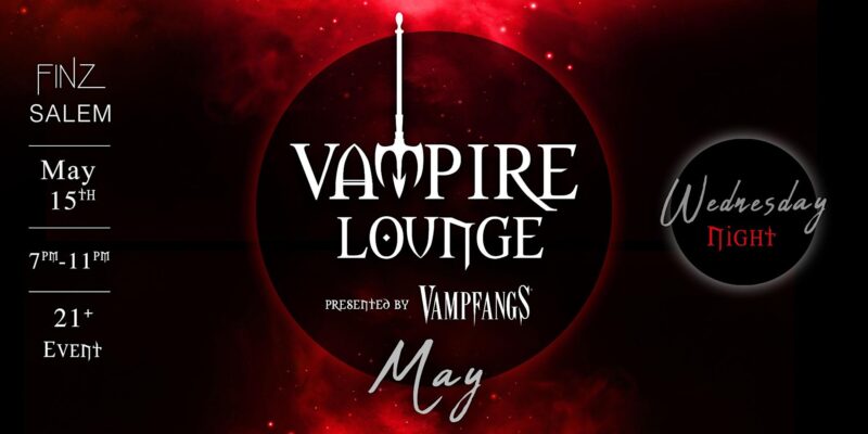 Boost your SEO rankings with our attention-grabbing poster design for a vampire lounge, featuring an appealing dark background.