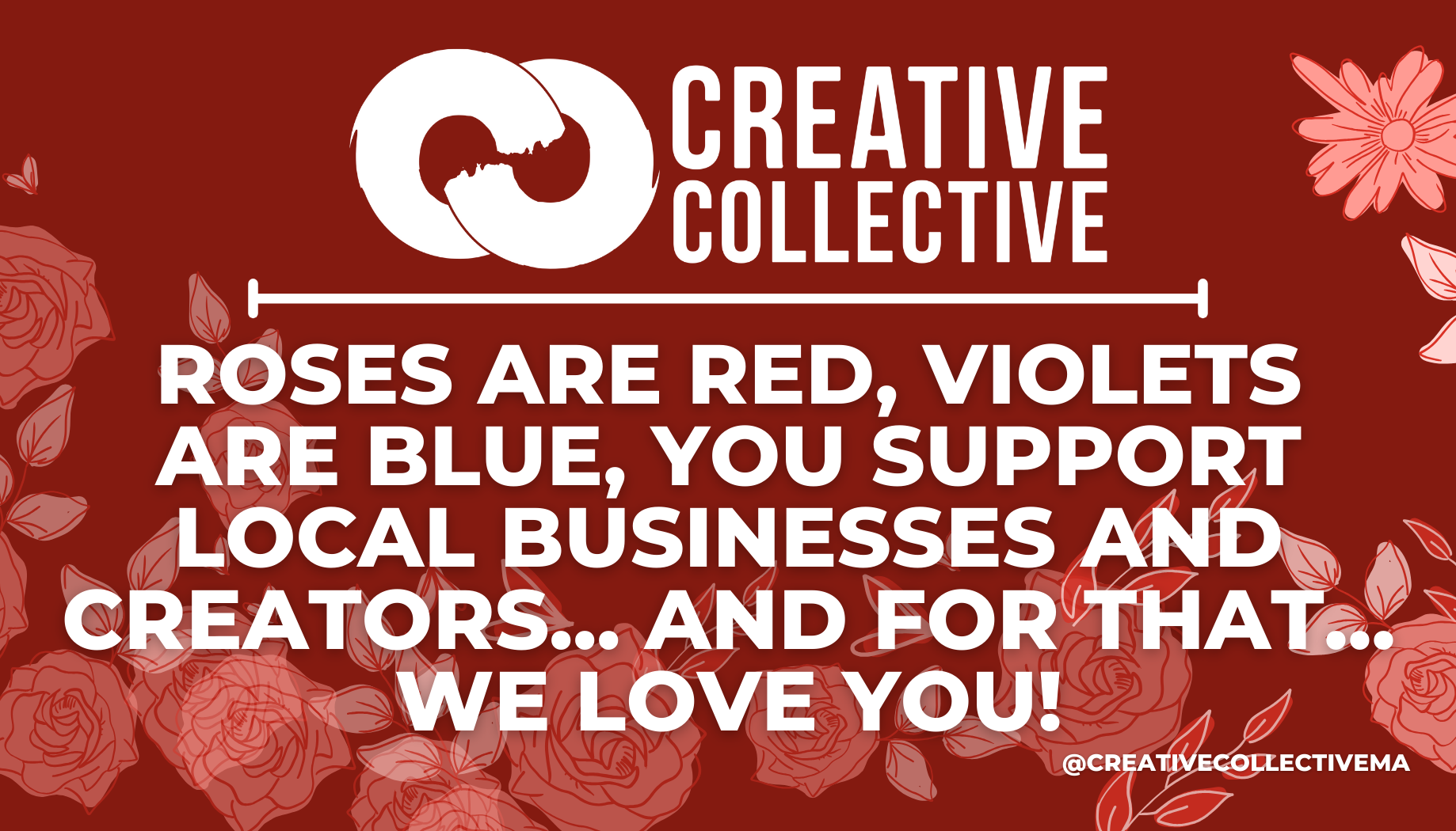 As an SEO marketing expert, I'll express it this way: By choosing Roses Red and Blue, you're directly supporting our treasured local businesses and talented creators. Let's celebrate creativity together.
