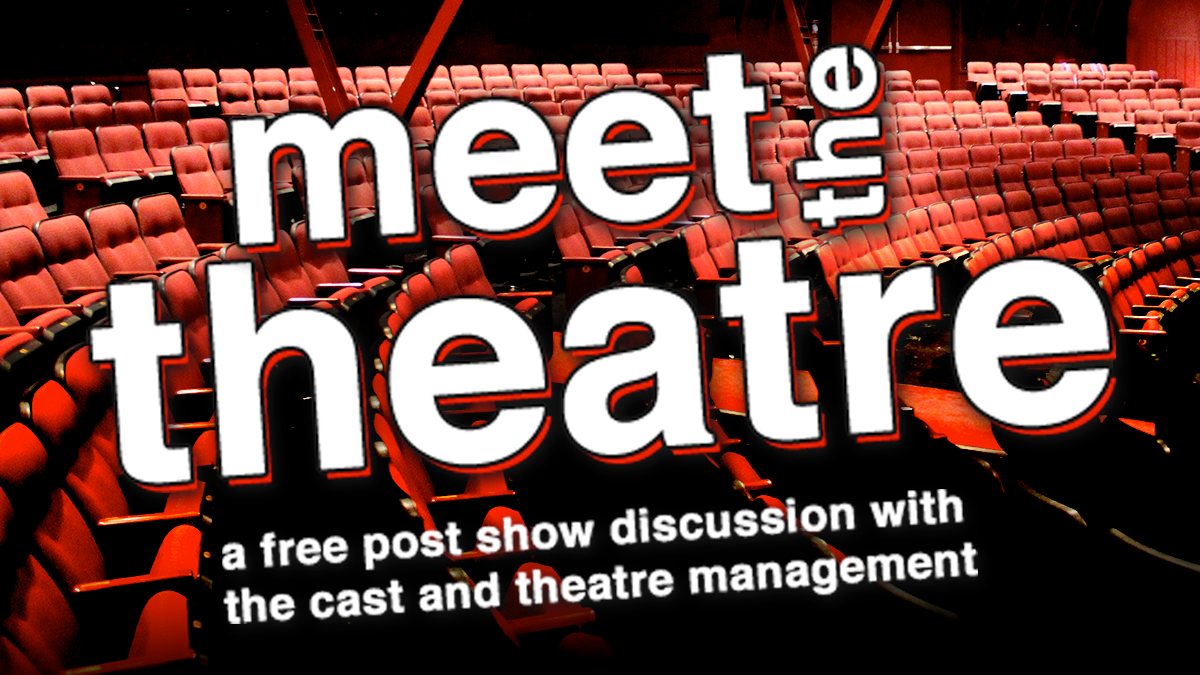 Join us at our 'meet the theatre' event, for free! Experience a lively post-show dialogue with cast members and theatre managers right after the performance. Engage in captivating discussion amid the striking red theatre seats.