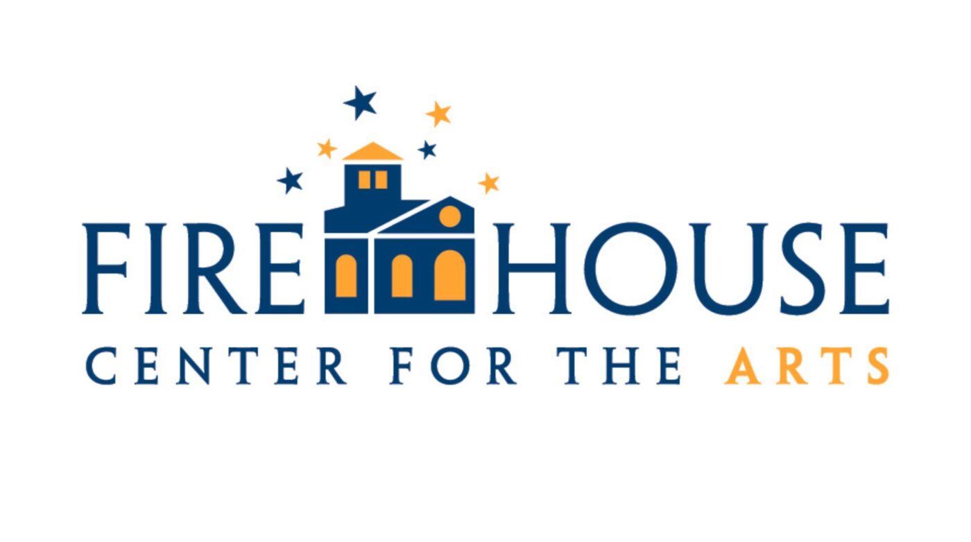 The Firehouse Center for the Arts has a distinctive logo showcasing a stylishly depicted building and stars.