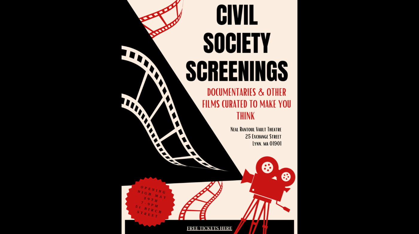 Featured image for “Civil Society Screenings: Lynn’s New Monthly Film Series Launches”