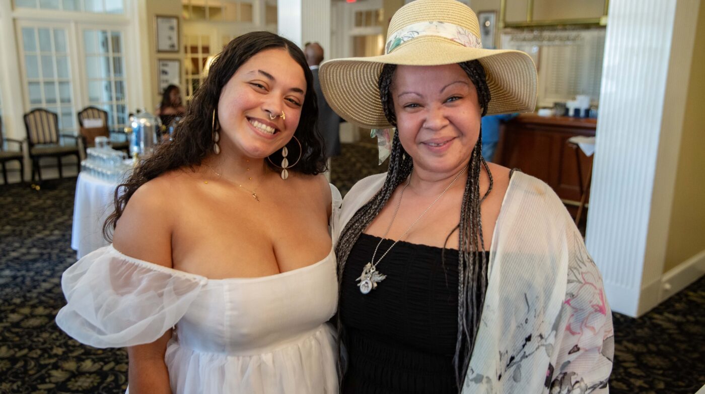 Featured image for “Michelle LaPoetica at the North Shore Juneteenth Hats, Heels, Bow Ties, & Blazers Tea”