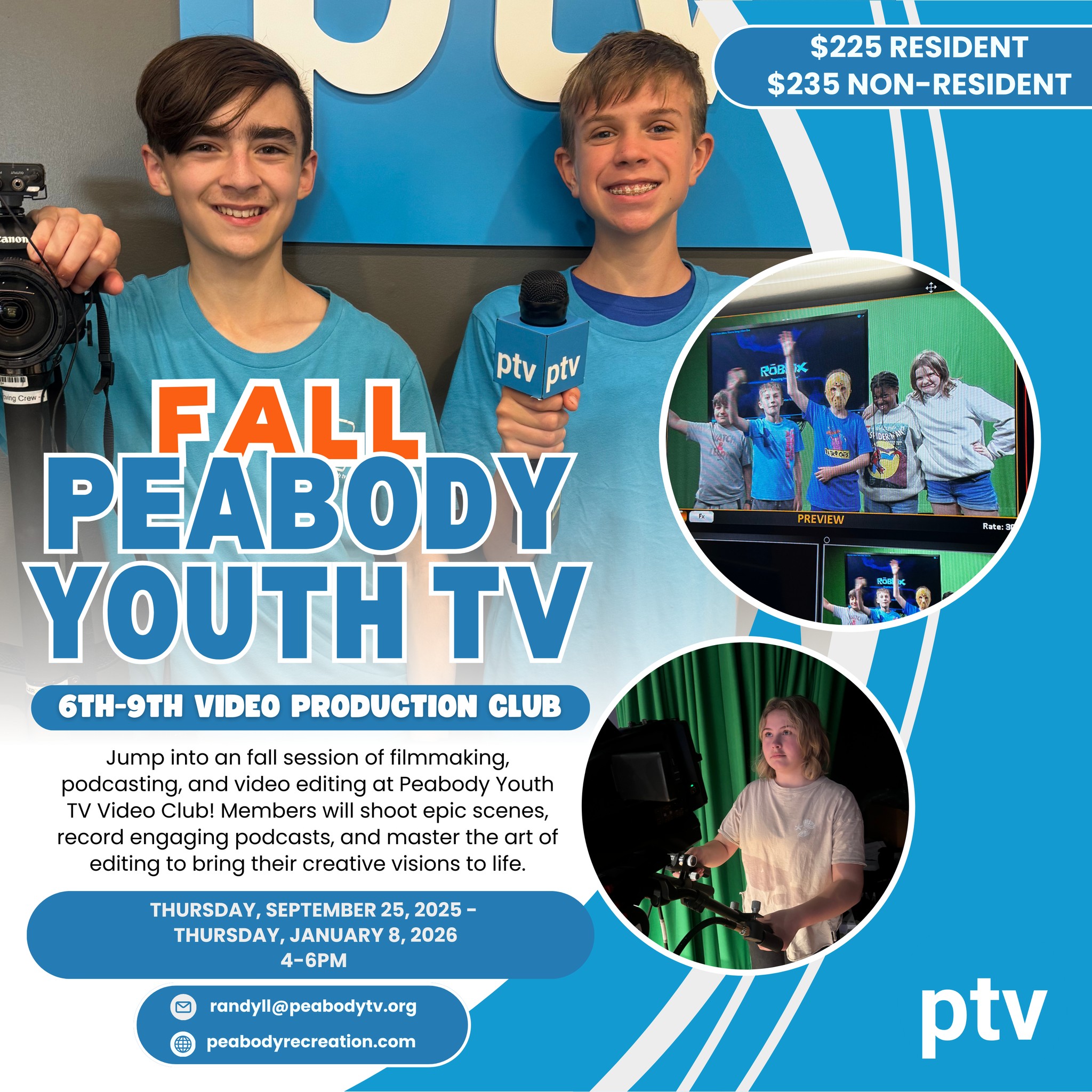 Energetic teens in a vibrant studio team up with cameras and mics while four more youth join in, creating media magic for Essex County.