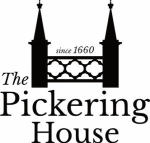 Dynamic black and white logo with twin towers linked by a vibrant bridge, celebrating Essex County’s creative community since 1660.