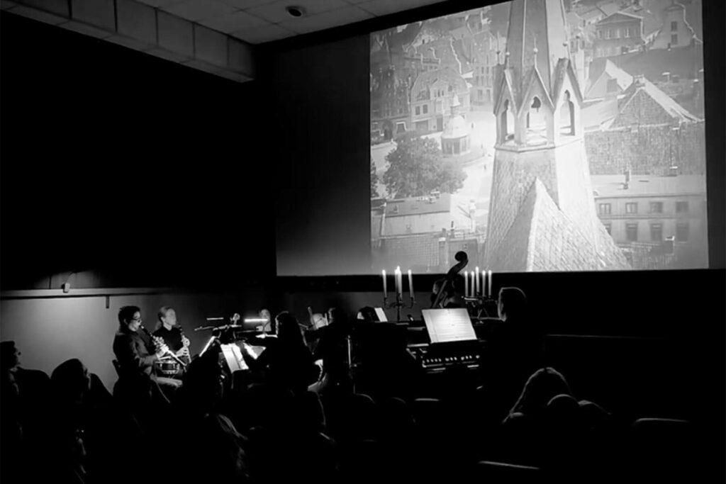 Essex County comes alive as a local orchestra unites in PEM’s candlelit hall, music energizing Nosferatu’s haunting black-and-white scenes.