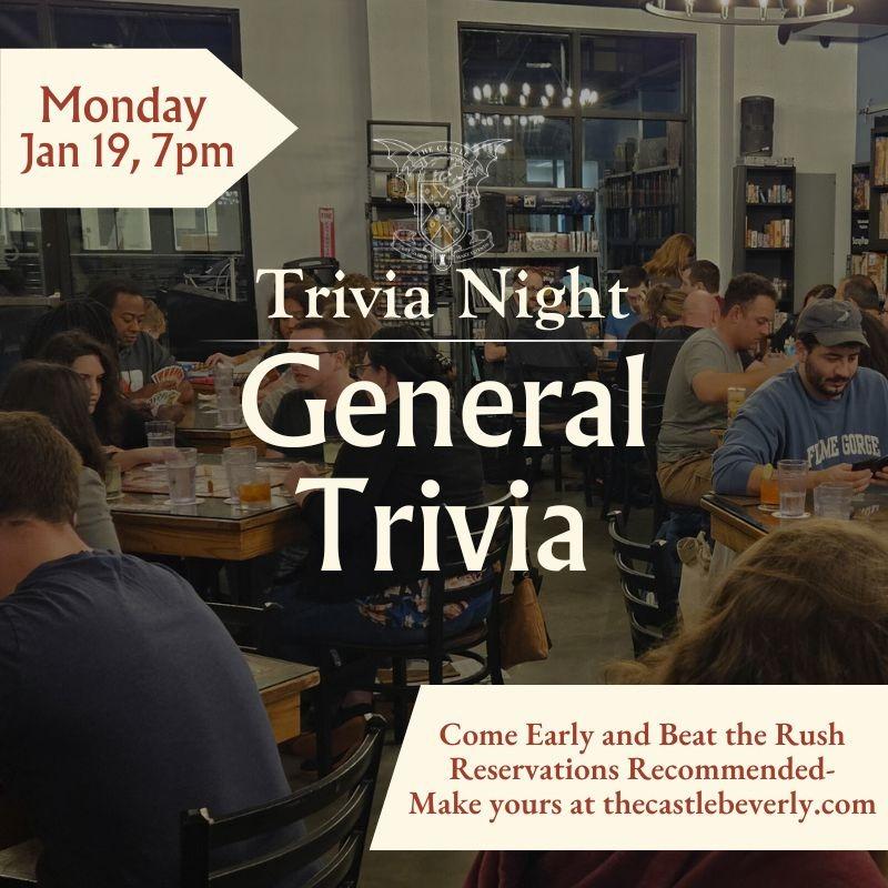 Locals gather over drinks, sharing laughs and ideas at a lively Essex County trivia night; text invites community for Jan 19, 7pm.