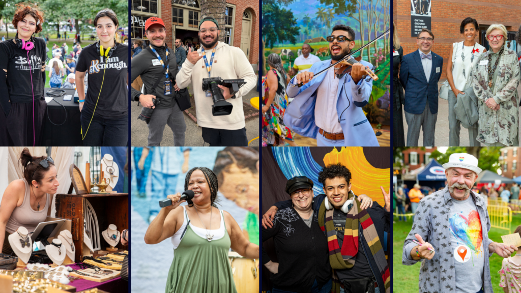 A vibrant collage spotlights Essex County’s lively outdoor event—music, makers, and neighbors celebrating community and creativity.