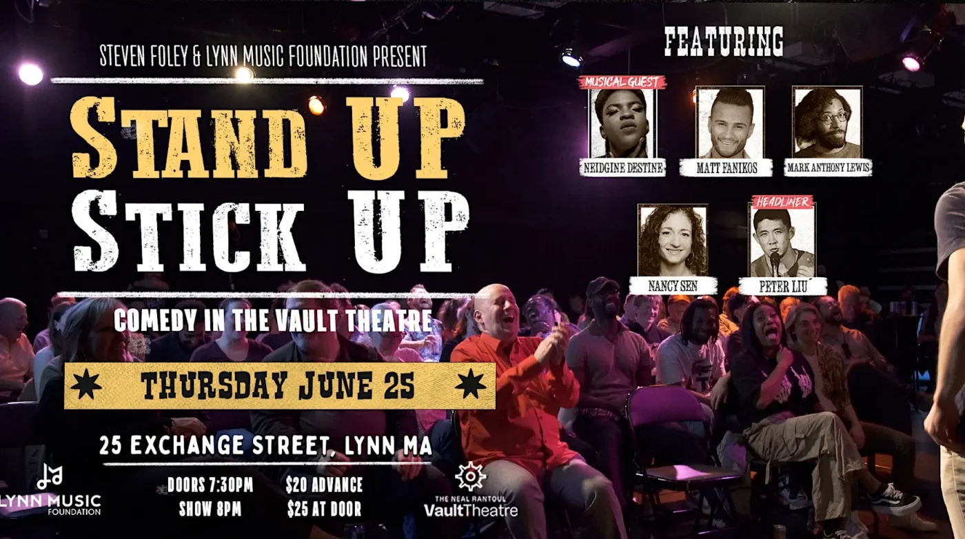 Featured image for “Stand Up Stick Up: Lynn’s Monthly Comedy Show, June 25”